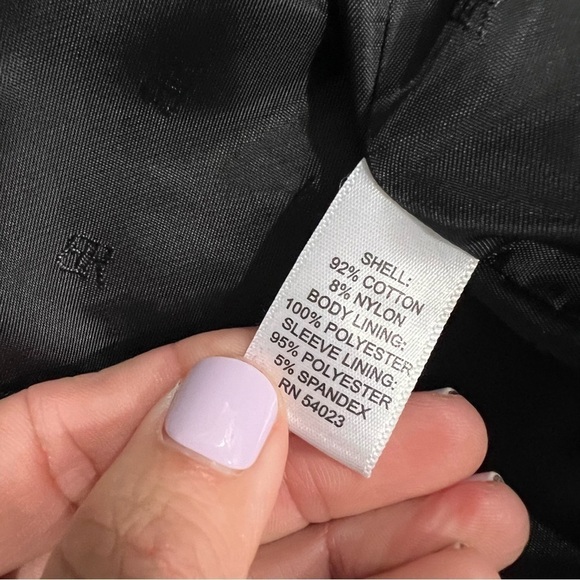 Banana Republic Striped Jacket Zip Work Blazer NWT - Picture 9 of 14